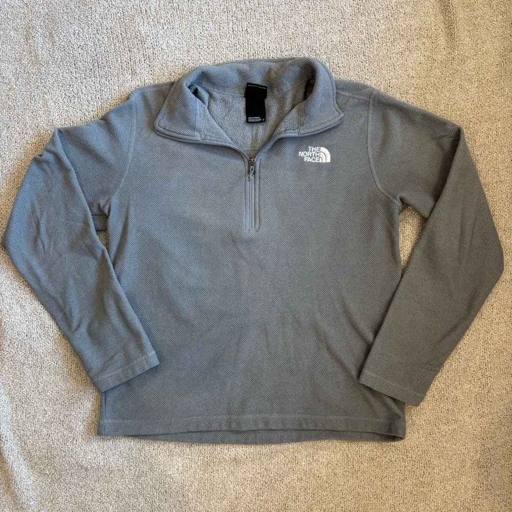 The North face 1/4 zip pullover mens Medium Sweatshirt logo winter Sweater